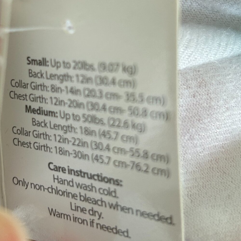 Unicorn Dog Costume Size Small - Picture 3 of 3